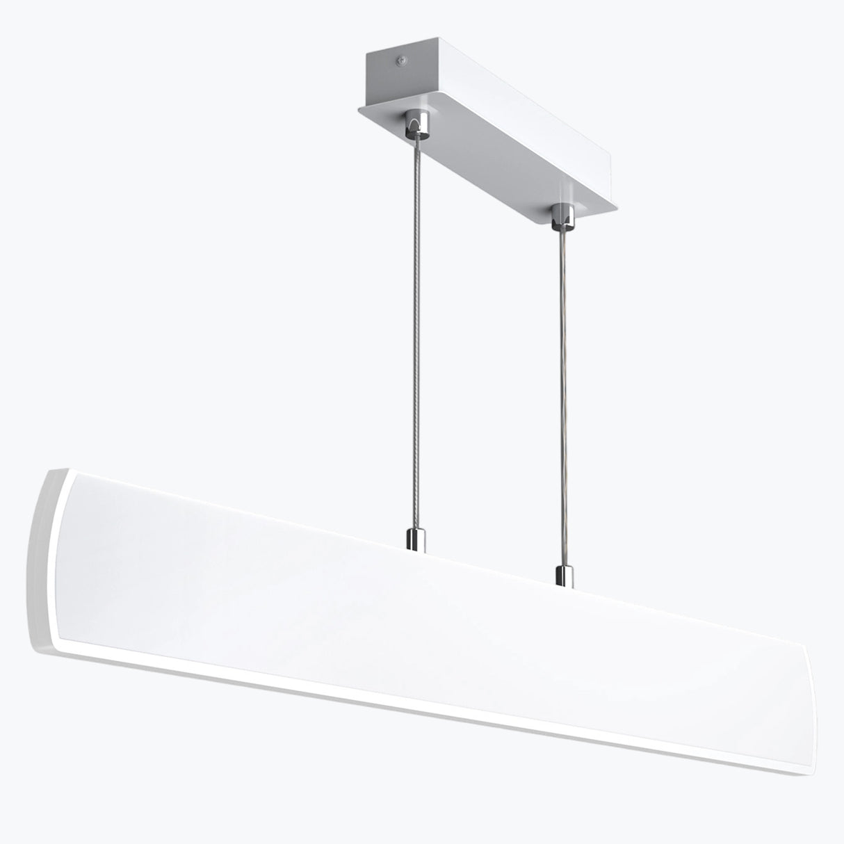 Suspension Glasvilla 100 cm, lampe LED dimmable avec télécommande, température de couleur 3000K/4000K/6000K, câble ajustable, 20 W, idéale pour salle à manger, salon ou chambre.