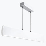 Suspension Glasvilla 100 cm, lampe LED dimmable avec télécommande, température de couleur 3000K/4000K/6000K, câble ajustable, 20 W, idéale pour salle à manger, salon ou chambre.