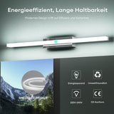 glasvilla Spiegelleuchte LED Badlampe | Spiegellampe, 6000K lámpara de baño | LED Wandleuchte 9W Spiegelstrahl