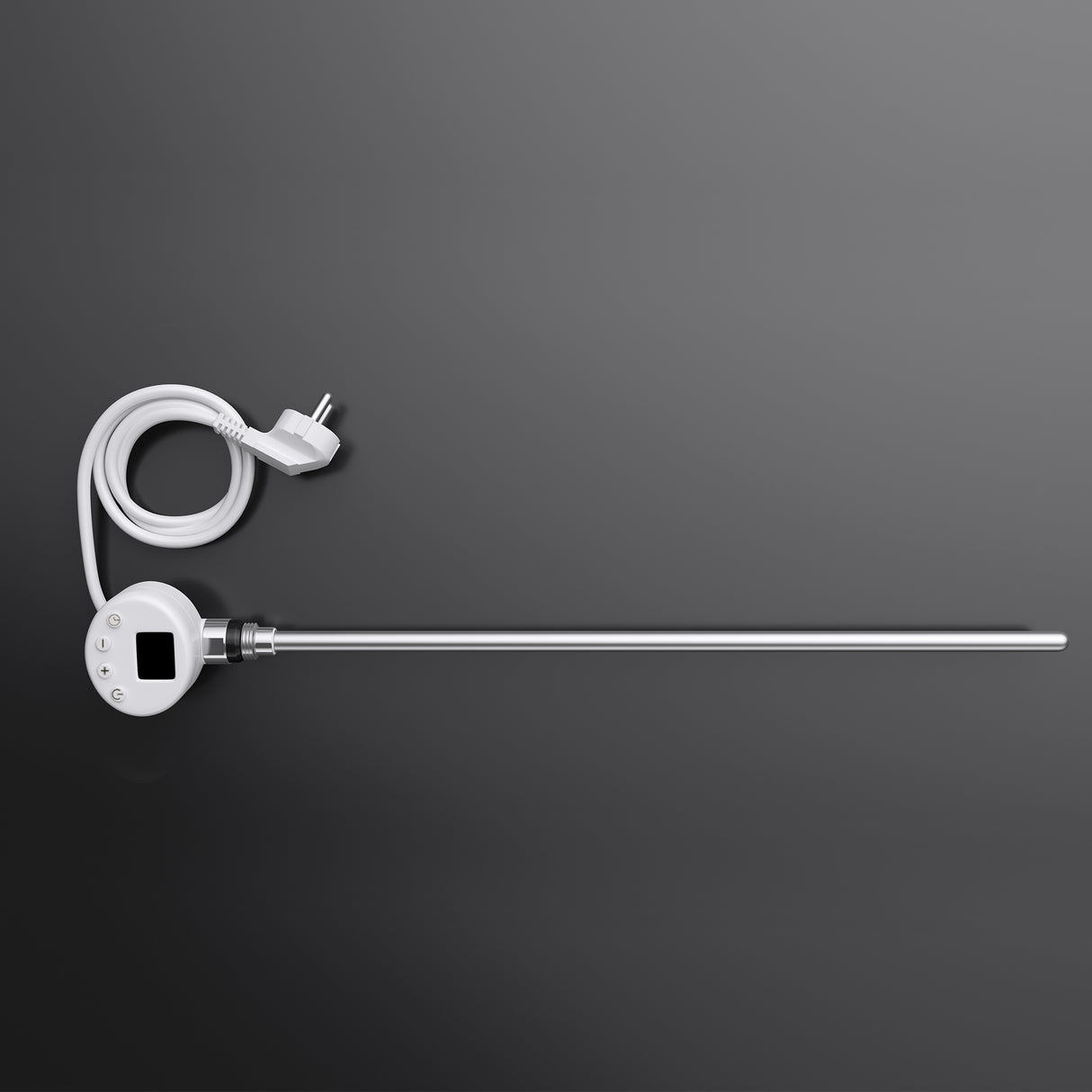 glasvilla Élément Chauffant avec Thermostat Électrique avec Écran LCD Cartouche Chauffante en Acier Inoxydable Élément Chauffant pour Radiateurs Sèche-Serviettes de Salle de Bain