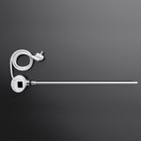 glasvilla Élément Chauffant avec Thermostat Électrique avec Écran LCD Cartouche Chauffante en Acier Inoxydable Élément Chauffant pour Radiateurs Sèche-Serviettes de Salle de Bain