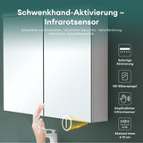 glasvilla Armoire de Toilette avec Éclairage LED Armoire de Toilette Armoire Murale Miroir de Salle de Bain Spiegelschrank-03