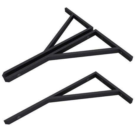 Support mural de lavabo en acier inoxydable Glasvilla Design WH02