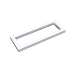 Console murale design Glasvilla en acier inoxydable, support de lavabo, 1 pièce WH01