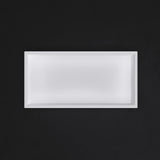 glasvilla Nicchia a Parete in Acciaio Inox Mensola Doccia a Muro a Incasso Piastrellabile Facile da Montare