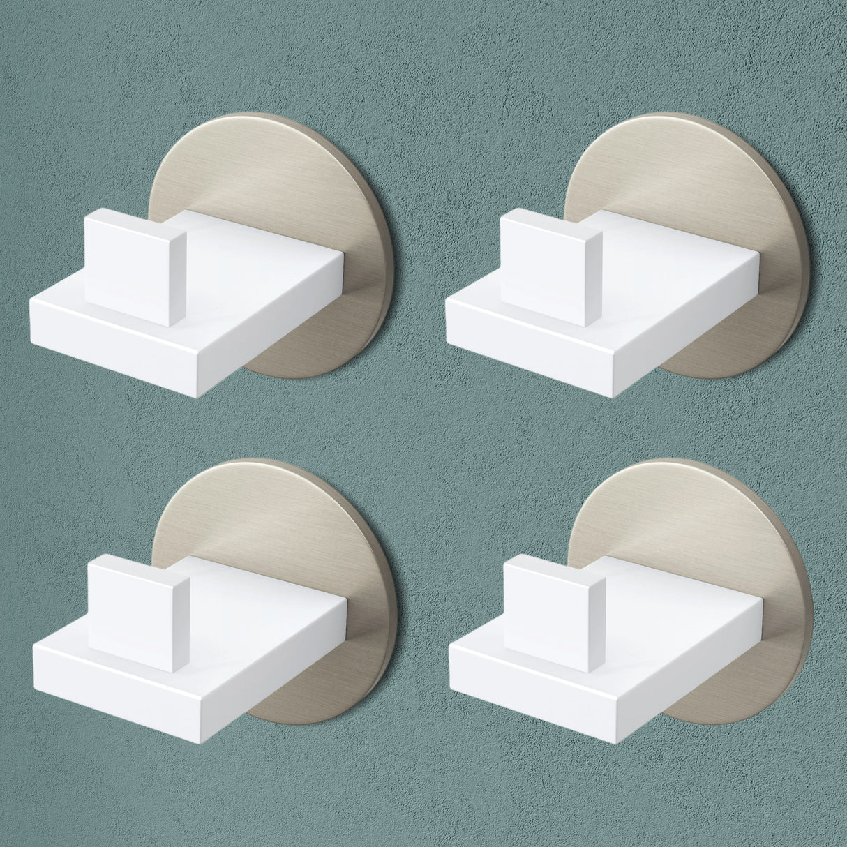 glasvilla Appendiabiti da Parete in Acciaio Inossidabile 304, Attaccapanni da Muro per Camera da Letto, Ingresso, Cucina, Stalo-08+Stalo-09