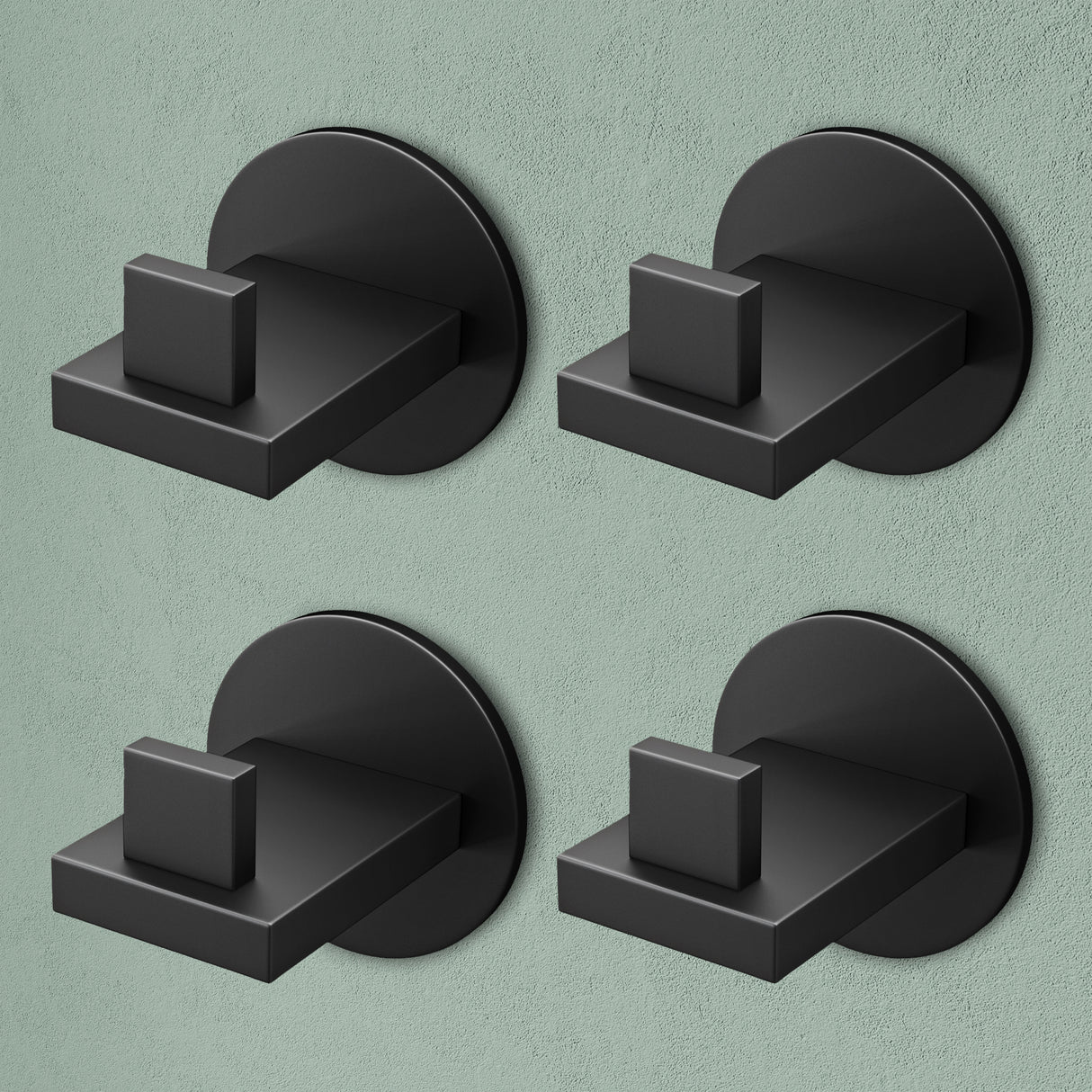 glasvilla Appendiabiti da Parete in Acciaio Inossidabile 304, Attaccapanni da Muro per Camera da Letto, Ingresso, Cucina, Stalo-08+Stalo-09