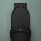 glasvilla Spülrandlos Wand WC Hänge WC Spülrandloses Toilette Softclose WC-Sitz Aachen108