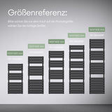 glasvilla Radiateur de Salle de Bain Raccordement Latéral Plat et Raccordement Central Radiateur Panneau Chauffe-Serviettes Horizontal FH