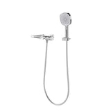 glasvilla Badewannenarmatur mit Handbrause Wasserfall Wannenarmatur Strahlarten Handbrause aus Messing inkl. Brausestange und Brauseschlauch