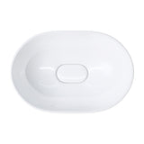 Lavabo Glasvilla, lavabo encastré, blanc Bruxelles 5006A, en céramique avec nano-revêtement