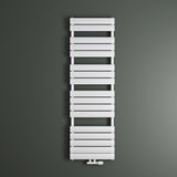 glasvilla Radiateur de Salle de Bain Raccordement Latéral Plat et Raccordement Central Radiateur Panneau Chauffe-Serviettes Horizontal FH