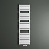 glasvilla Radiateur de Salle de Bain Raccordement Latéral Plat et Raccordement Central Radiateur Panneau Chauffe-Serviettes Horizontal FH