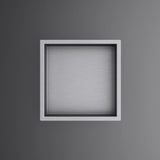 glasvilla Nicchia a Parete in Acciaio Inox Mensola Doccia a Muro a Incasso Piastrellabile Facile da Montare