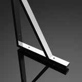 Support mural de lavabo en acier inoxydable Glasvilla Design WH02