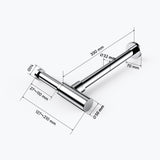 glasvilla Scarico per Lavabo e Mobile Sottolavabo, Sifone Antiodore, Materiale: Ottone, Filettatura di Collegamento