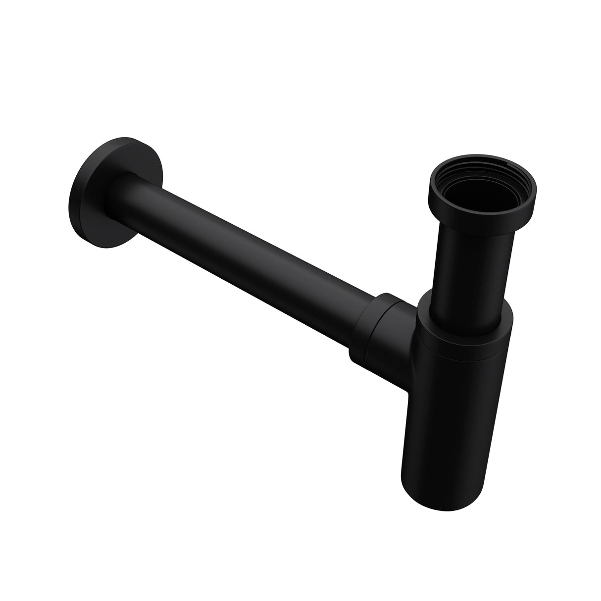 glasvilla Scarico per Lavabo e Mobile Sottolavabo, Sifone Antiodore, Materiale: Ottone, Filettatura di Collegamento