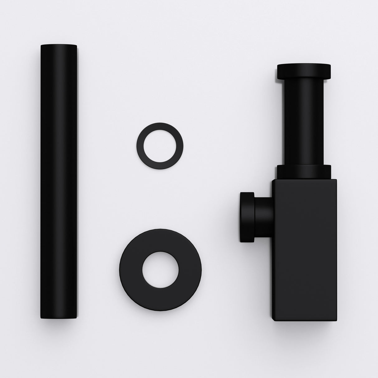 glasvilla Scarico per Lavabo e Mobile Sottolavabo, Sifone Antiodore, Materiale: Ottone, Filettatura di Collegamento