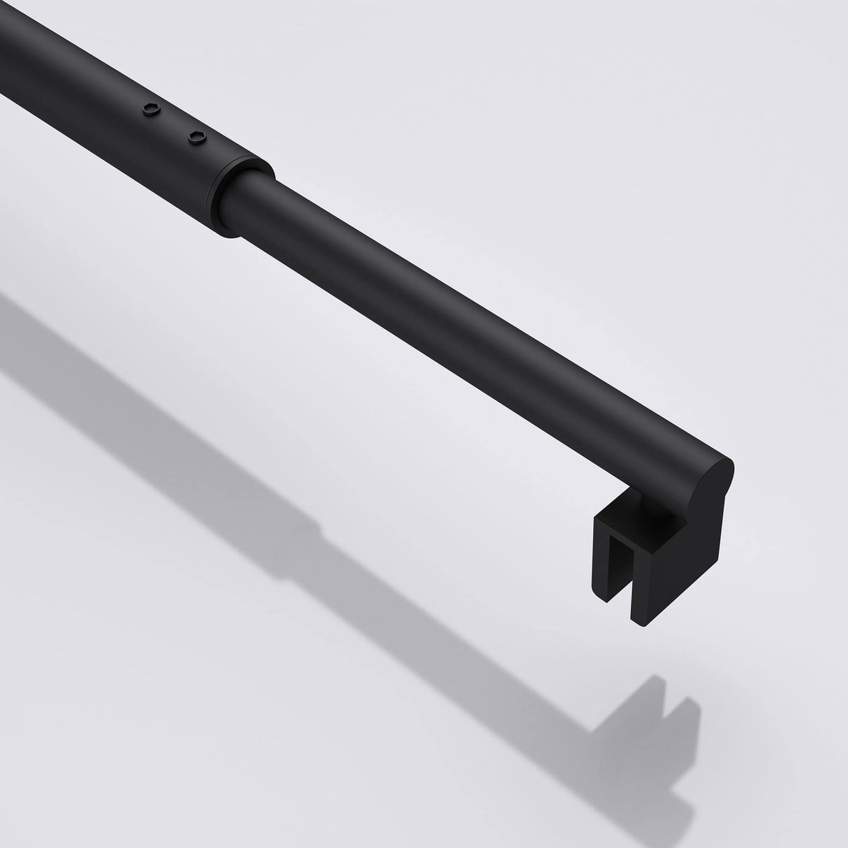 Barre de support pour paroi de douche Glasvilla | Stabilisateur de paroi vitrée pour douches à l'italienne | Pivote à 180° pour verre de 6 à 10 mm d'épaisseur