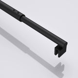 Barre de support pour paroi de douche Glasvilla | Stabilisateur de paroi vitrée pour douches à l'italienne | Pivote à 180° pour verre de 6 à 10 mm d'épaisseur