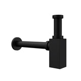 glasvilla Scarico per Lavabo e Mobile Sottolavabo, Sifone Antiodore, Materiale: Ottone, Filettatura di Collegamento