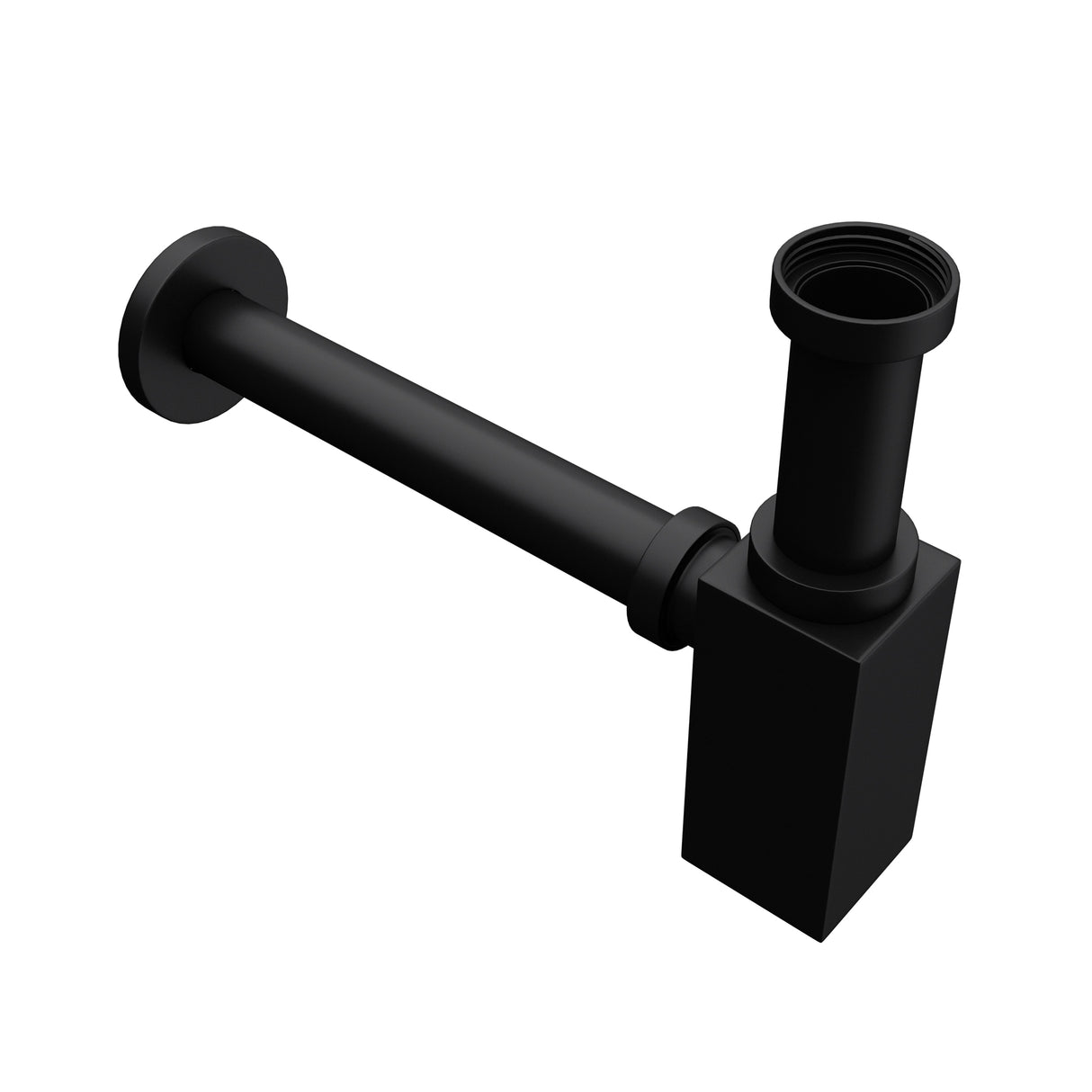 glasvilla Scarico per Lavabo e Mobile Sottolavabo, Sifone Antiodore, Materiale: Ottone, Filettatura di Collegamento