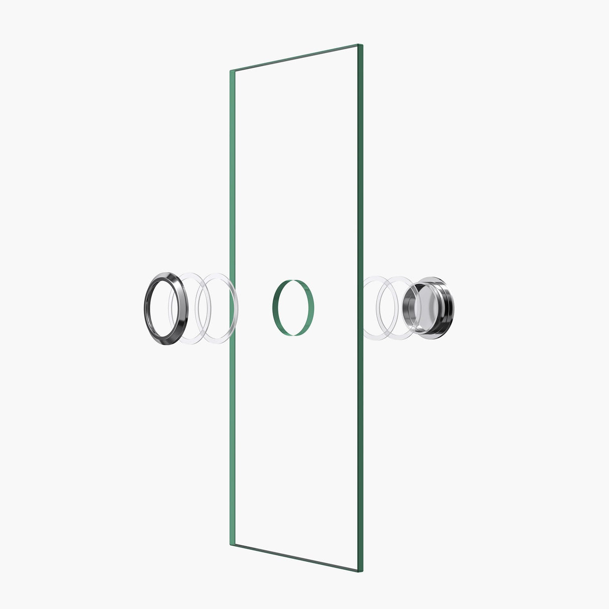 Poignée de porte Glasvilla, bouton de porte intérieure, poignée de porte de douche, poignée de barre, poignées de porte en verre, poignée de poussée