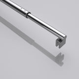 Barre de support pour paroi de douche Glasvilla | Stabilisateur de paroi vitrée pour douches à l'italienne | Pivote à 180° pour verre de 6 à 10 mm d'épaisseur
