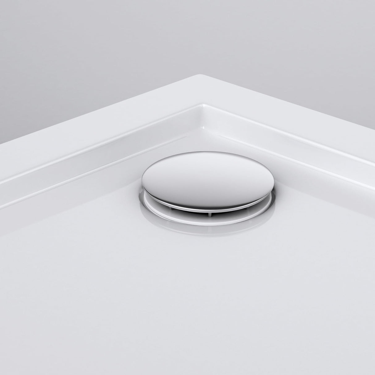 glasvilla Bonde de Douche pour Receveur de Douche Diamètre de la Douche 40 mm Trou d’Évacuation 90 mm AL001