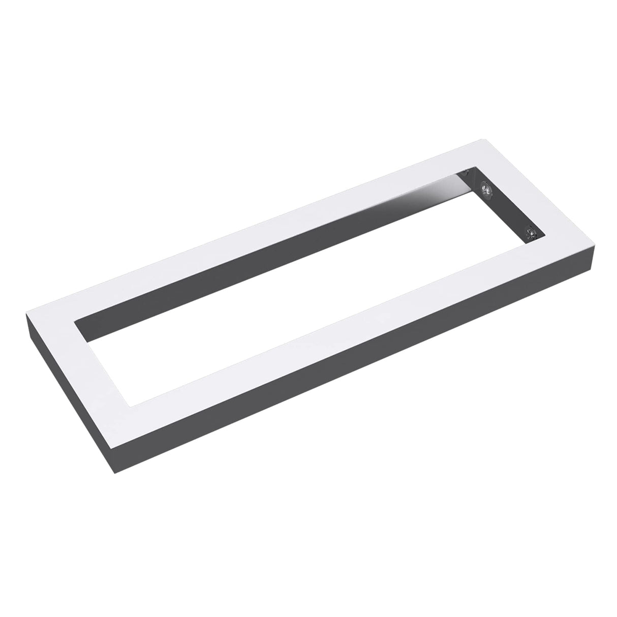 Console murale design Glasvilla en acier inoxydable, support de lavabo, 1 pièce WH01