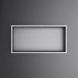 glasvilla Nicchia a Parete in Acciaio Inox Mensola Doccia a Muro a Incasso Piastrellabile Facile da Montare