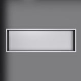 glasvilla Nicchia a Parete in Acciaio Inox Mensola Doccia a Muro a Incasso Piastrellabile Facile da Montare