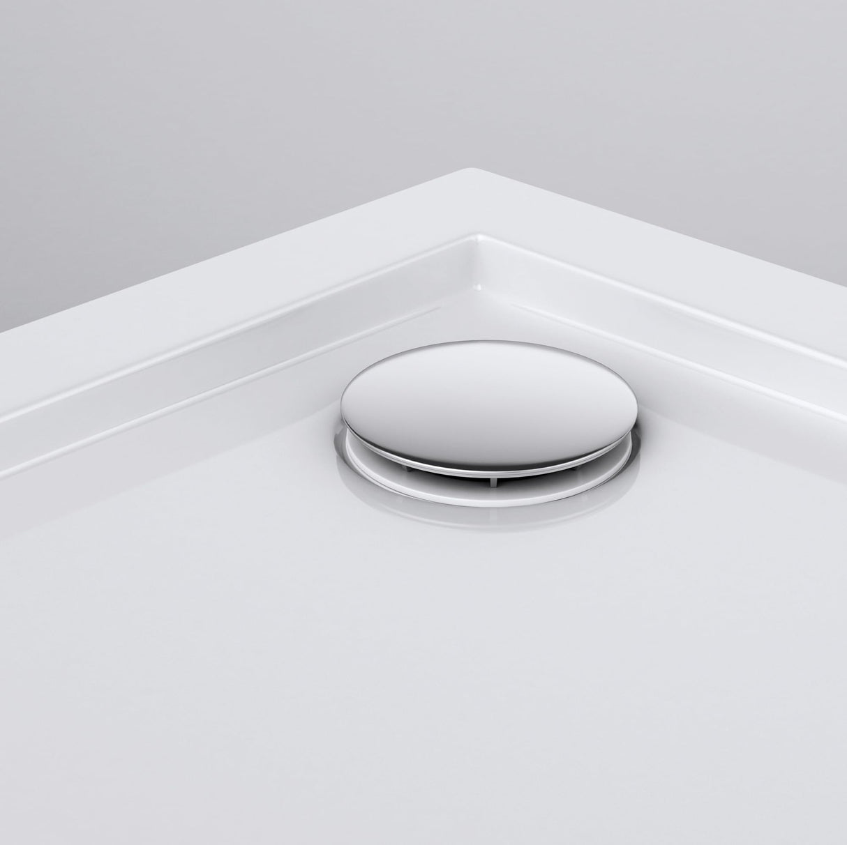 glasvilla Bonde de Douche pour Receveur de Douche Diamètre de la Douche 40 mm Trou d’Évacuation 90 mm AL001