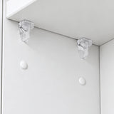 Glasvilla Armario Espejo de Baño con Puertas Sin Marco y Estantes Ajustables – Spiegelschrank 02