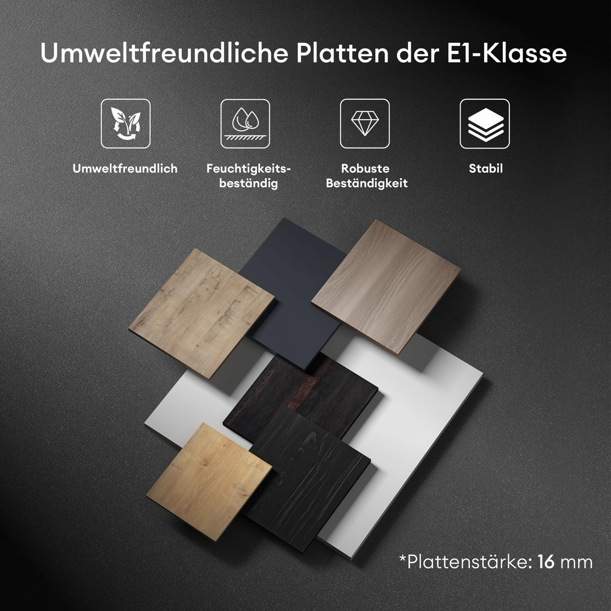 glasvilla Ensemble de Meubles de Salle de Bain avec Meuble Sous-Vasque Lavabo Anthracite Mat et Miroir de Salle de Bain LED 46x26x63 cm Pisa