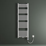 glasvilla Badheizkörper Elektrisch Handtuchwärmer für Strom, Seitenanschluss, Röhrenheizkörper Badheizung RHE mit Heizstab 02