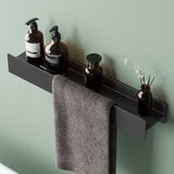 glasvolla Duschablage zum Bohren oder Kleben Duschregal Badablage 40cm Badezimmerablage zur Wandmontage Badezimmer Organizer Reglo-03