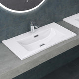 lavabo Glasvilla, lavabo encastré, meuble vasque, lavabo encastré en fonte minérale Col02