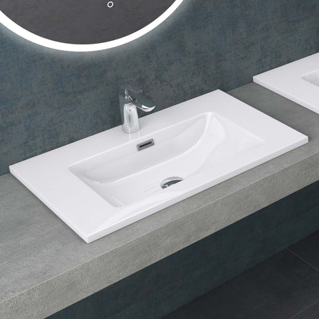 glasvilla lavabo lavabo empotrado mueble de lavabo lavabo empotrado de mineral Col02