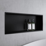 glasvilla Nicchia a Parete in Acciaio Inox Mensola Doccia a Muro a Incasso Piastrellabile Facile da Montare