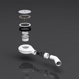 glasvilla Bonde de Douche pour Receveur de Douche Diamètre de la Douche 40 mm Trou d’Évacuation 90 mm AL001