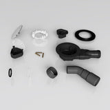 glasvilla Bonde de Douche pour Receveur de Douche Diamètre de la Douche 40 mm Trou d’Évacuation 90 mm AL001