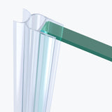 Joint de douche Glasvilla, rebord de douche | Joint de porte de douche pour verre de 6 à 8 mm d'épaisseur | Joint de remplacement pour porte/paroi de douche, droit
