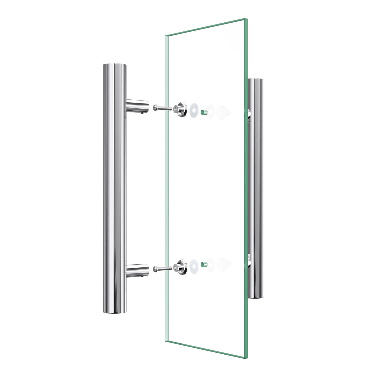 Poignée de porte Glasvilla, bouton de porte intérieure, poignée de porte de douche, poignée de barre, poignées de porte en verre, poignée de poussée