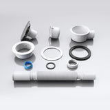 glasvilla Bonde de Douche pour Receveur de Douche Diamètre de la Douche 40 mm Trou d’Évacuation 90 mm AL001