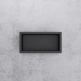 glasvilla Nicchia a Parete in Acciaio Inox Mensola Doccia a Muro a Incasso Piastrellabile Facile da Montare