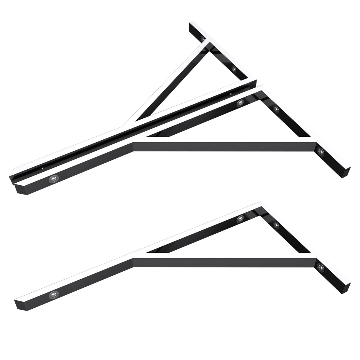 Support mural de lavabo en acier inoxydable Glasvilla Design WH02