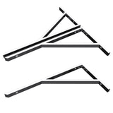 Support mural de lavabo en acier inoxydable Glasvilla Design WH02