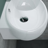 glasvilla Lavabo de invitados WC Lavabo de cerámica con NANO, BTH: 42x28x15cm, Brüssel001