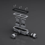 glasvilla Bonde de Douche pour Receveur de Douche Diamètre de la Douche 40 mm Trou d’Évacuation 90 mm AL001